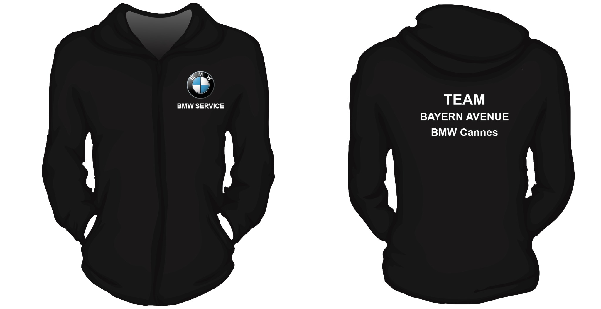 Polaires BMW Service Bayern Avenue réalisées par Shakass