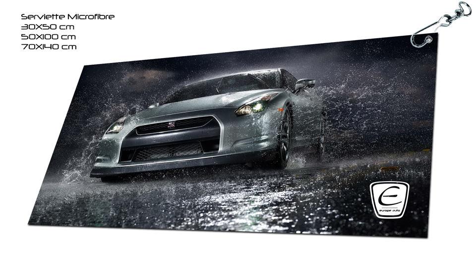 Serviette microfibre Nissan GT-R