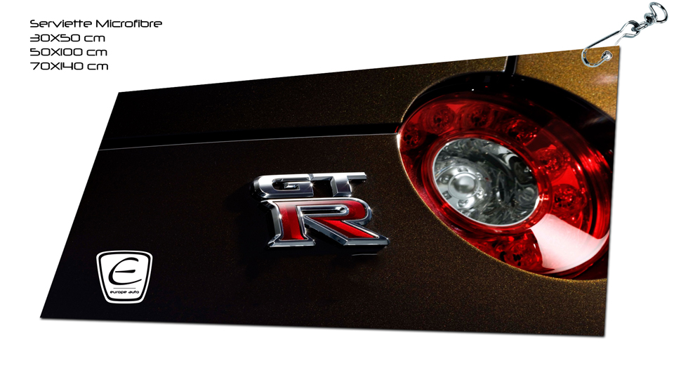 Serviette microfibre Nissan GT-R