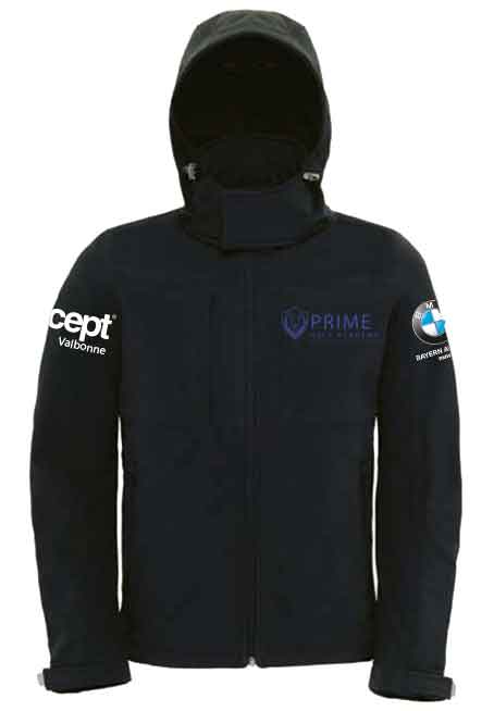 Veste technique multimarques BMW, BoConcept et Prime Golf