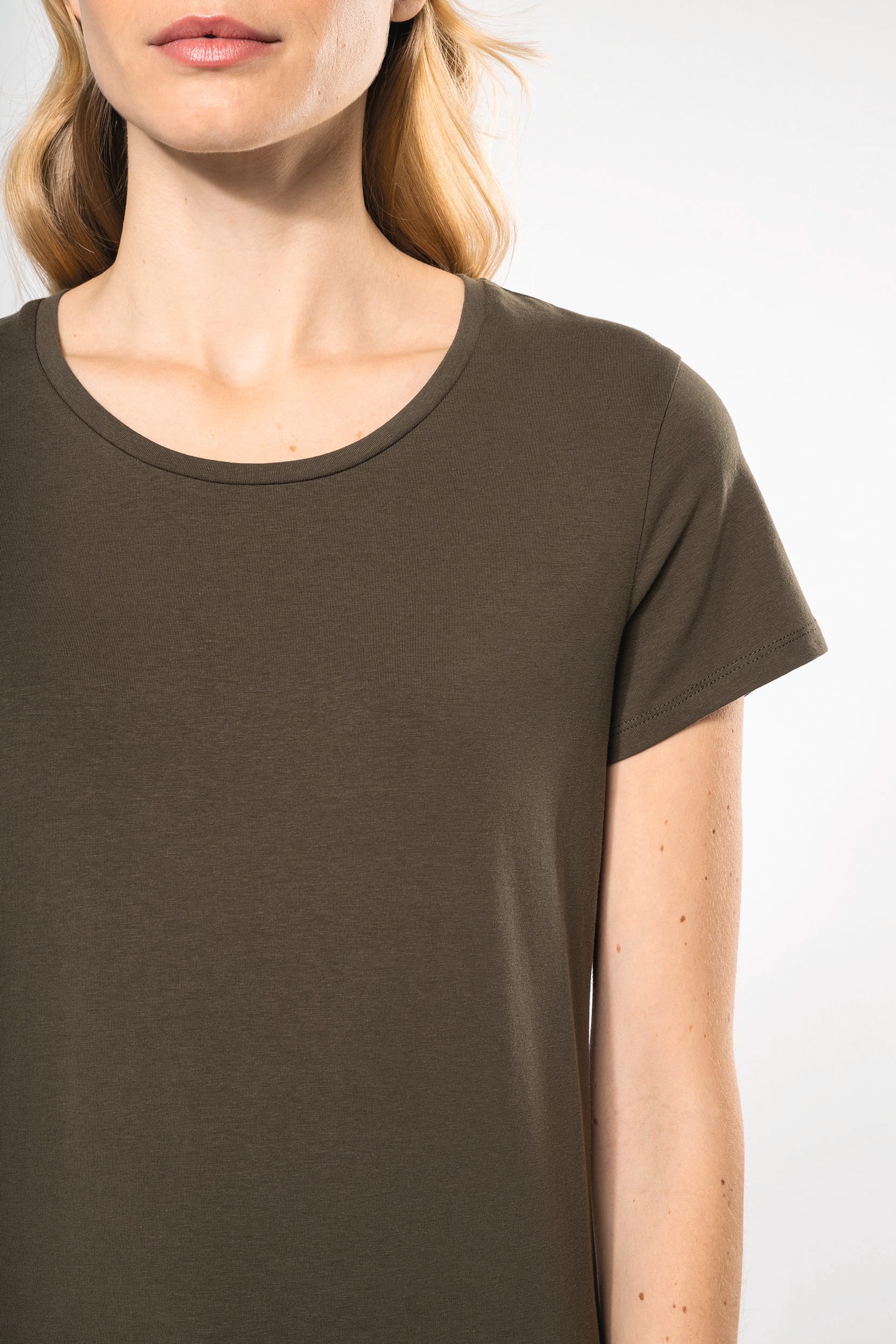 T-shirt col rond manches courtes femme – Image 4