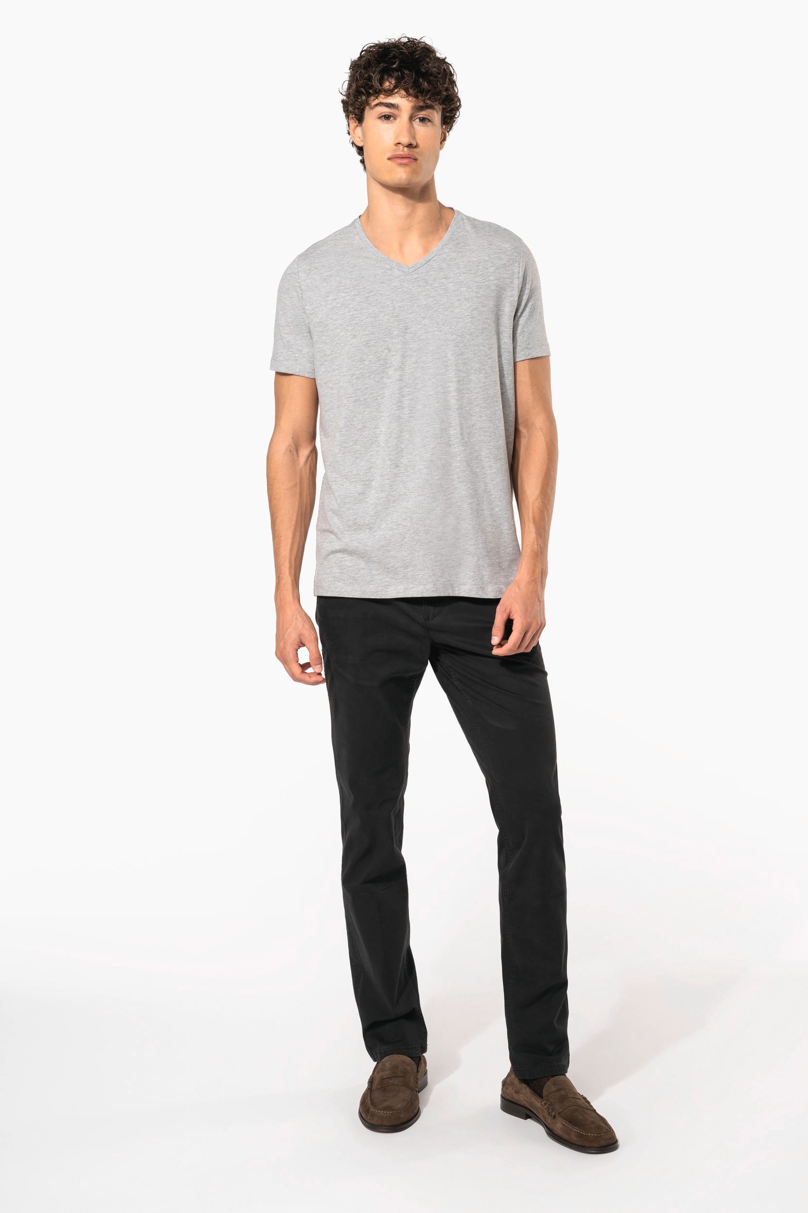 T-shirt manches courtes col V homme – Image 7