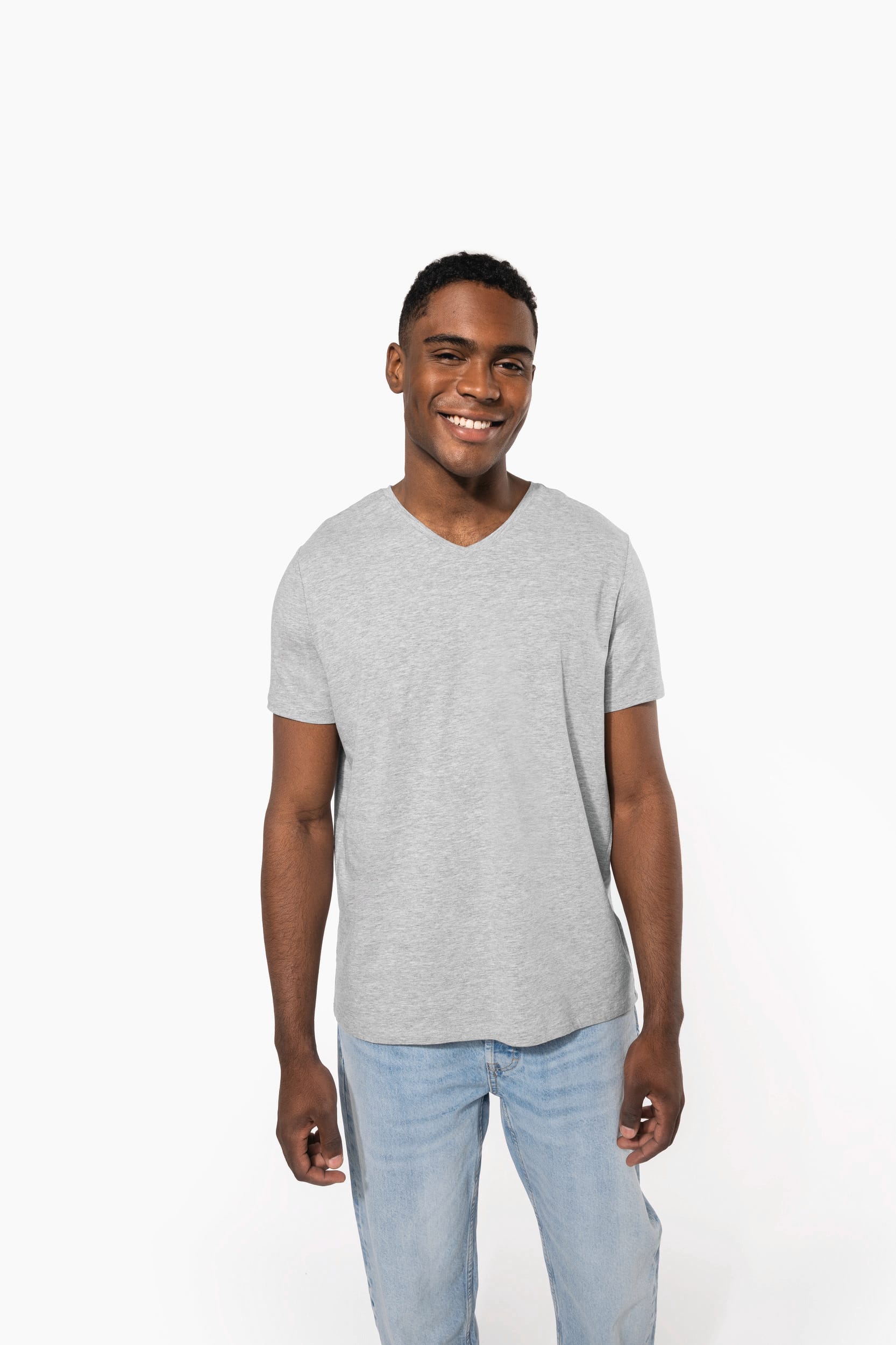 T-shirt manches courtes col V homme – Image 11