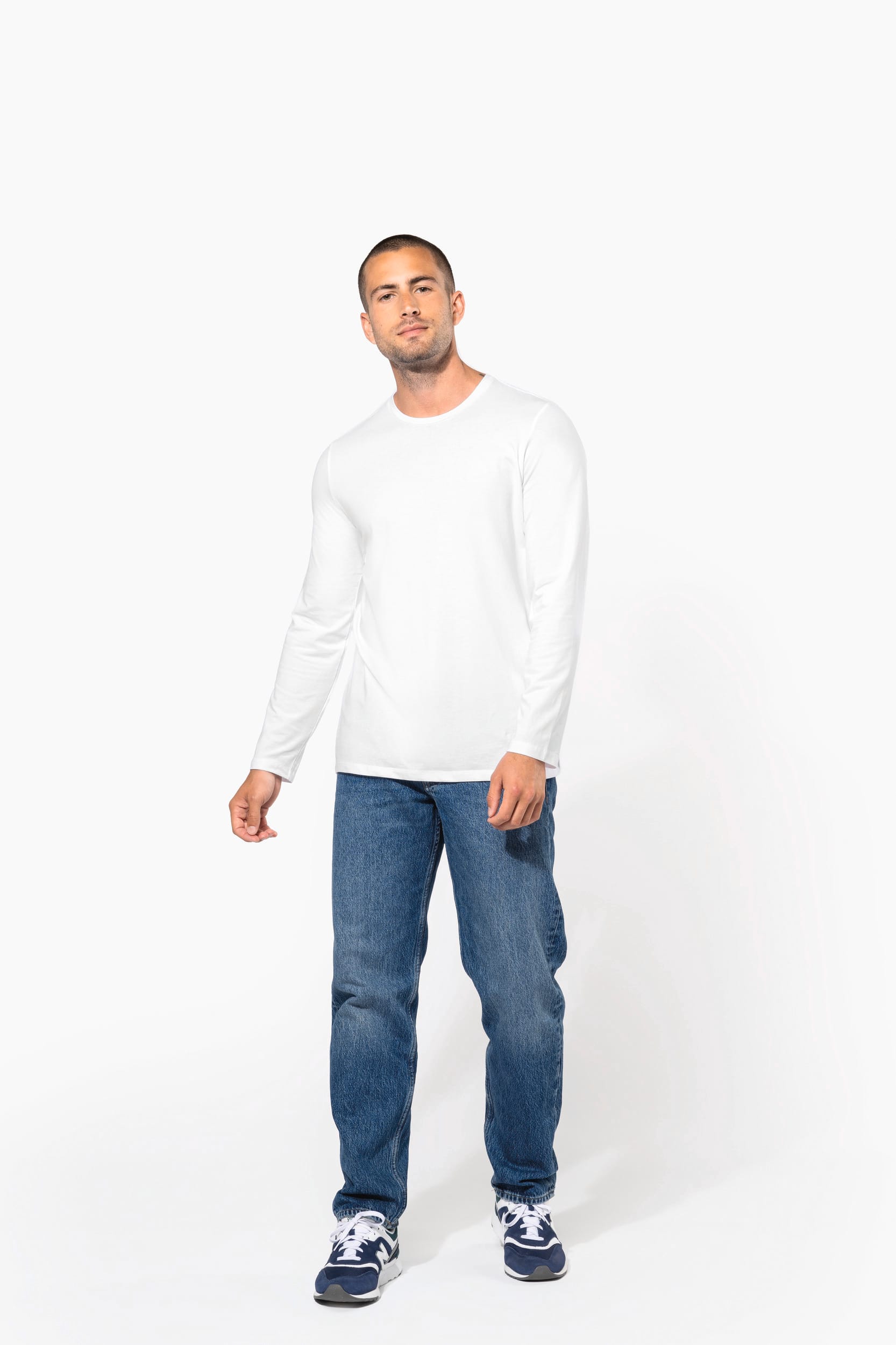 T-shirt col rond manches longues homme – Image 3