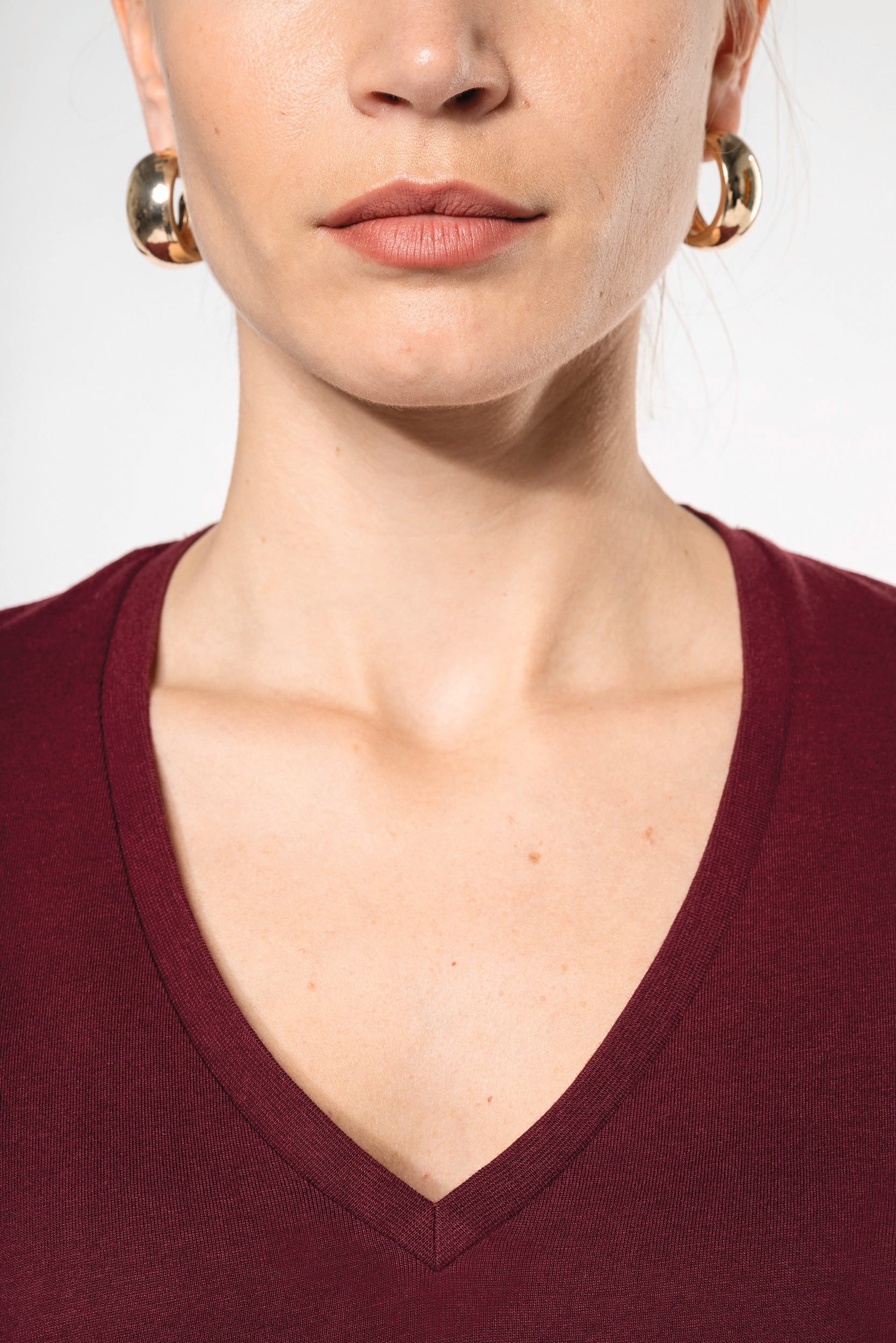 T-shirt BIO150 col V femme – Image 5