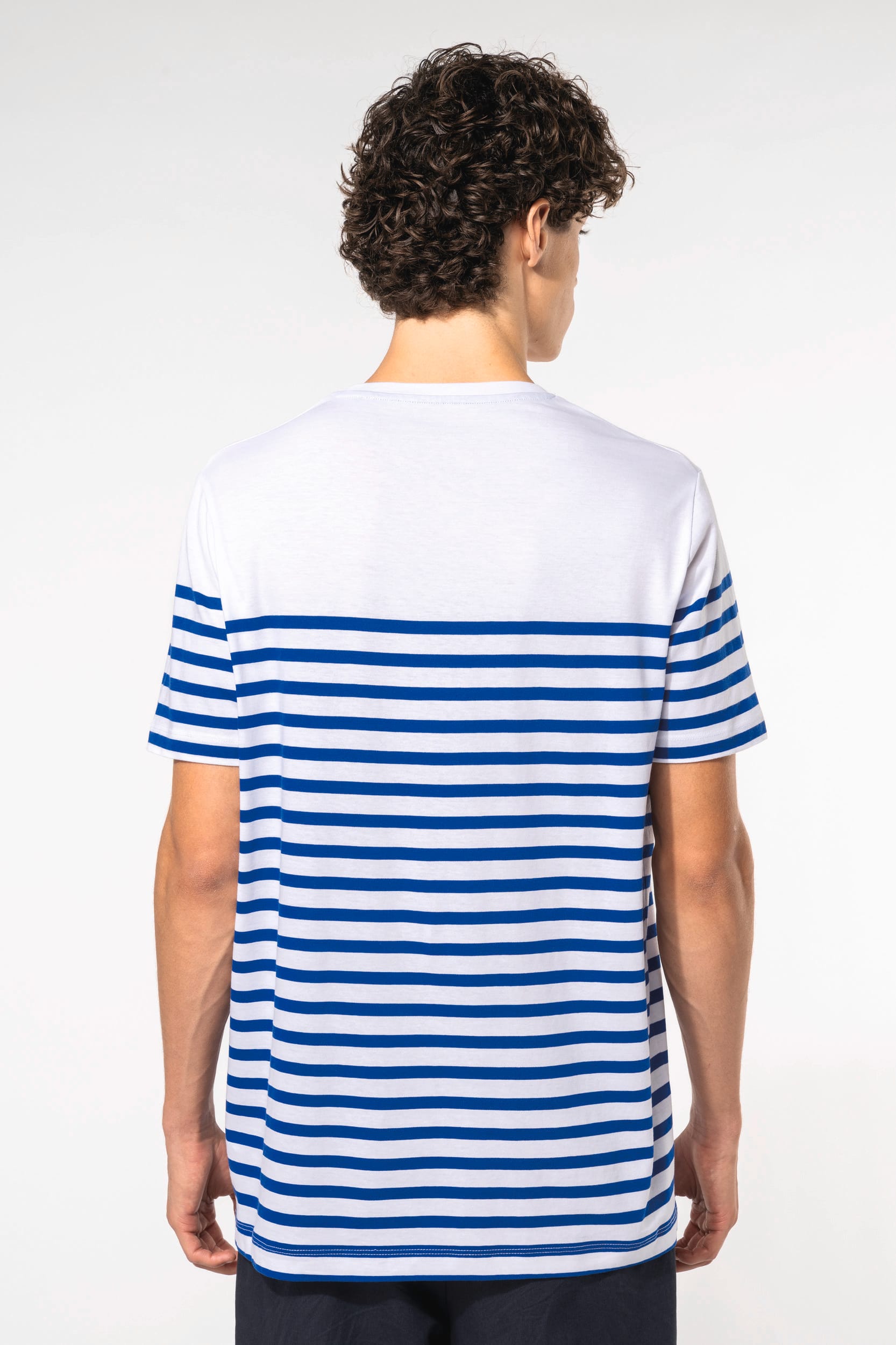 T-shirt marin col rond Bio homme – Image 2