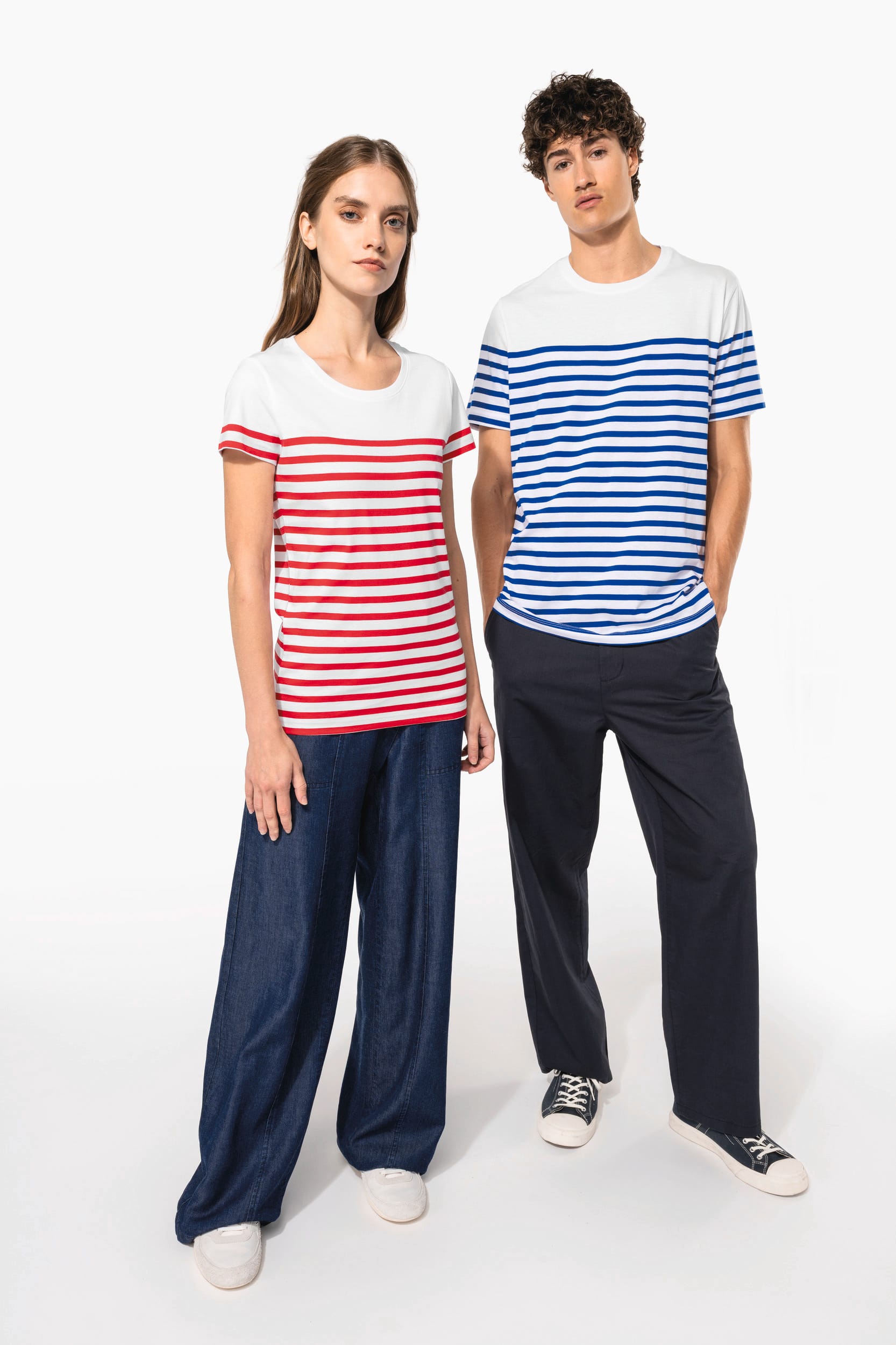 T-shirt marin col rond Bio homme – Image 10