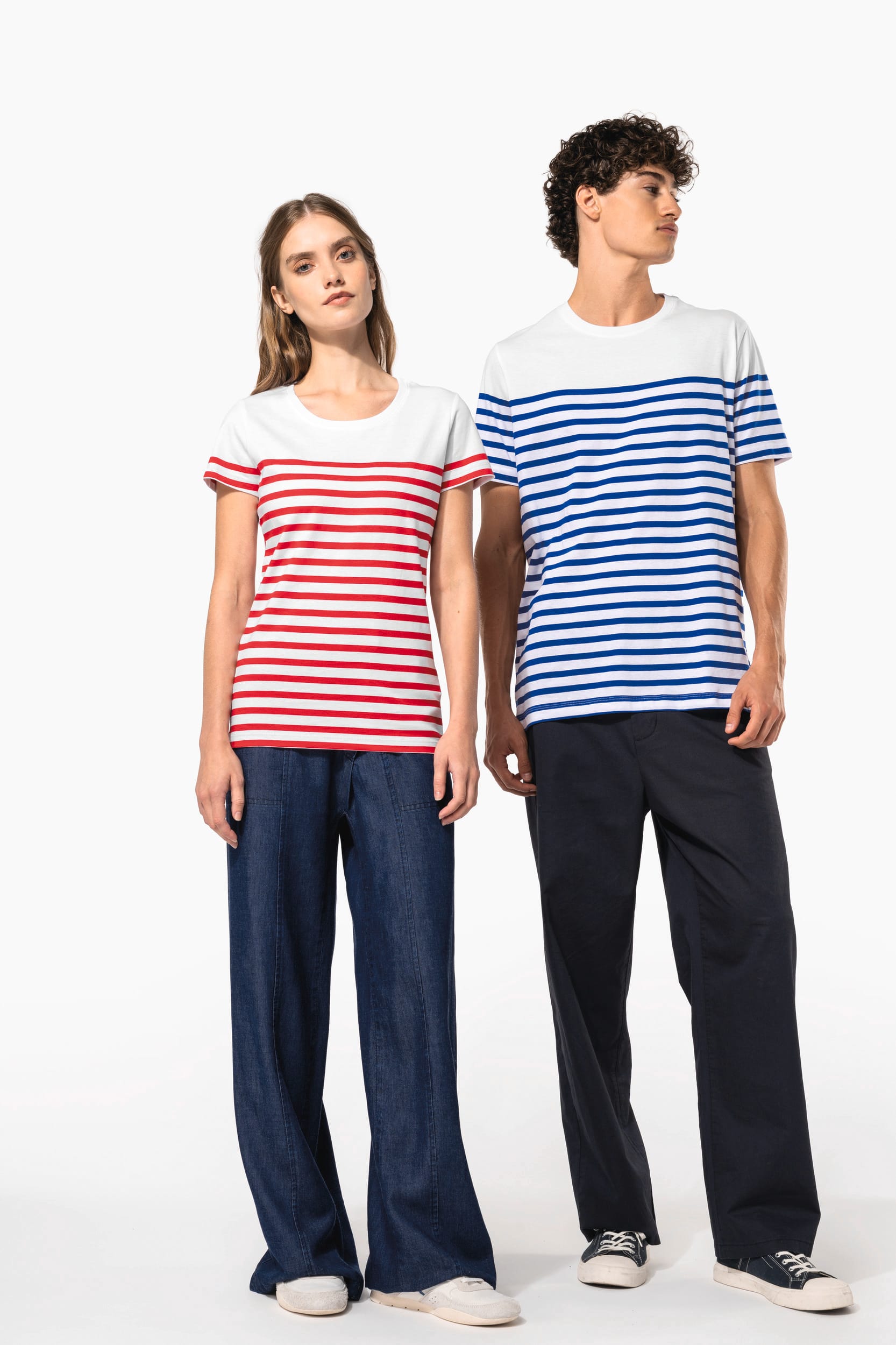 T-shirt marin col rond Bio homme – Image 8