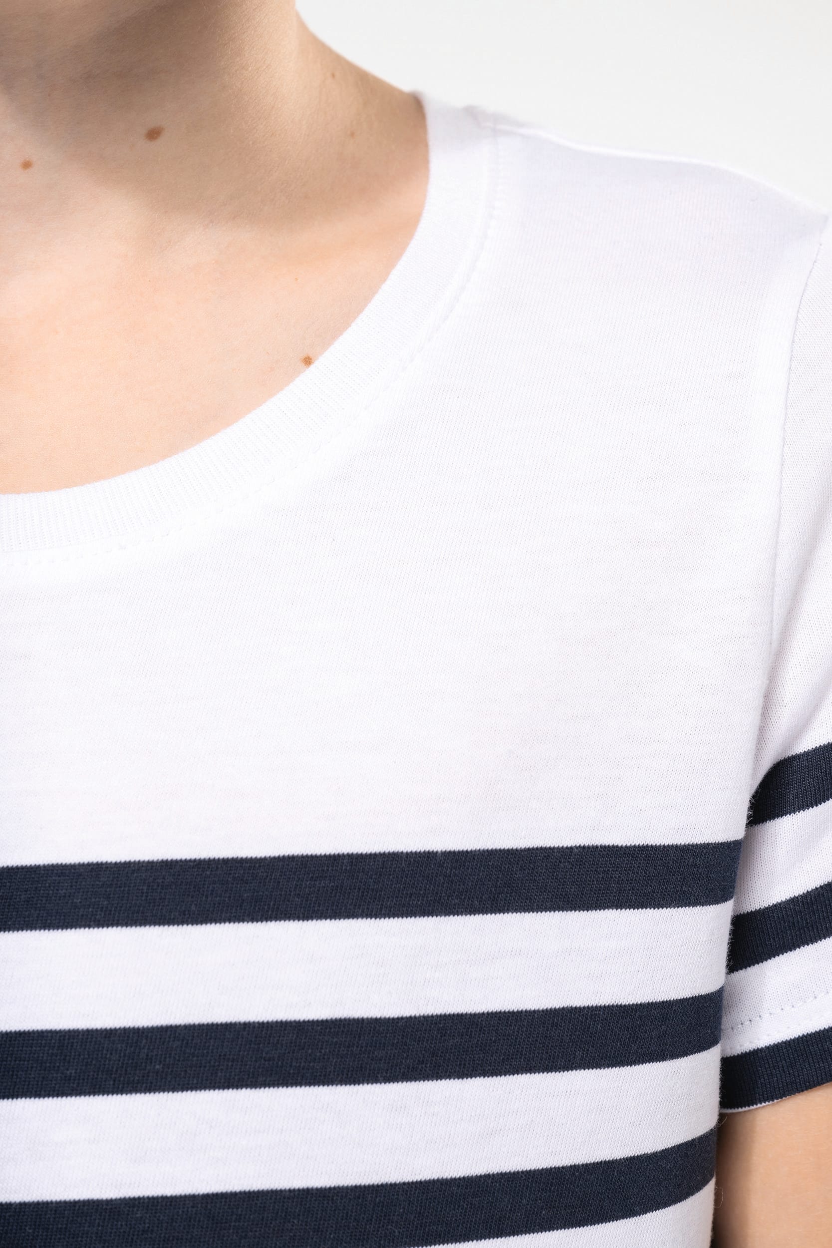 T-shirt marin col rond Bio enfant – Image 4