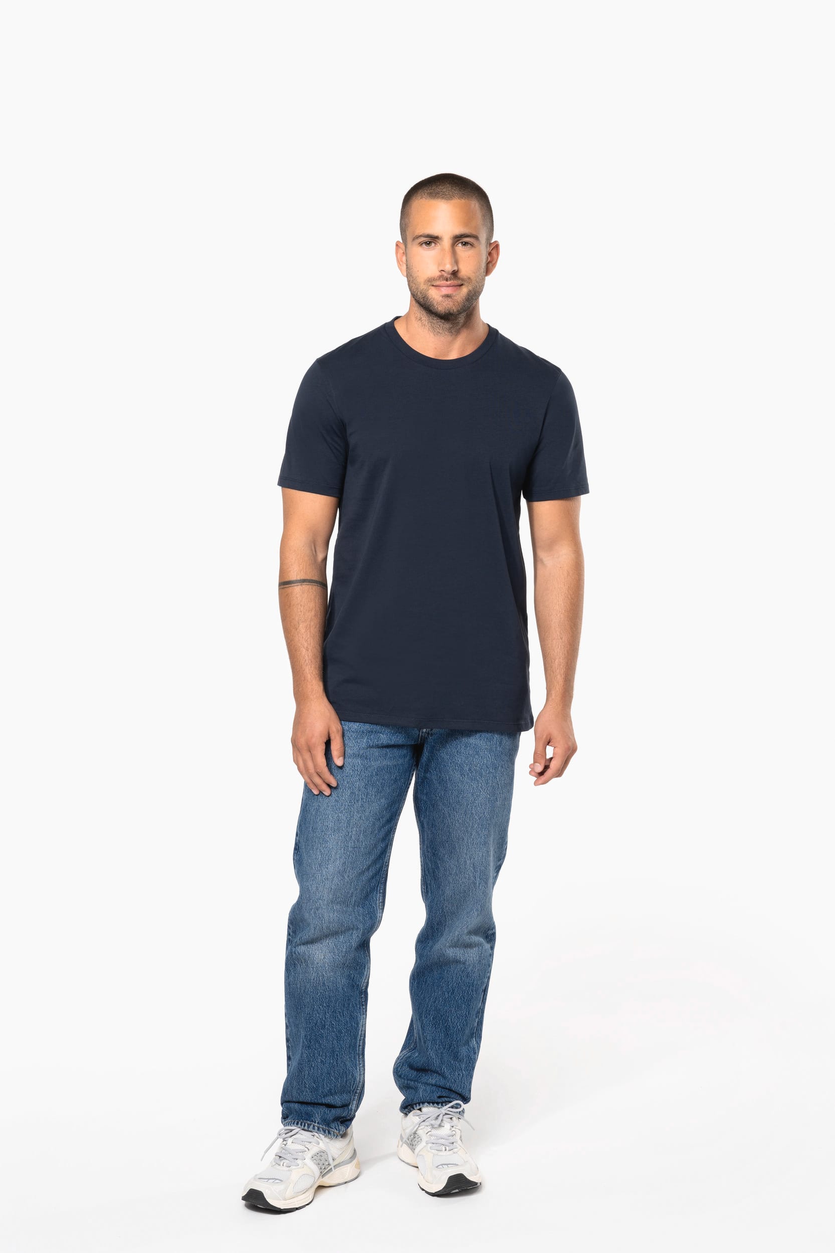 T-shirt col rond manches courtes unisexe – Image 10