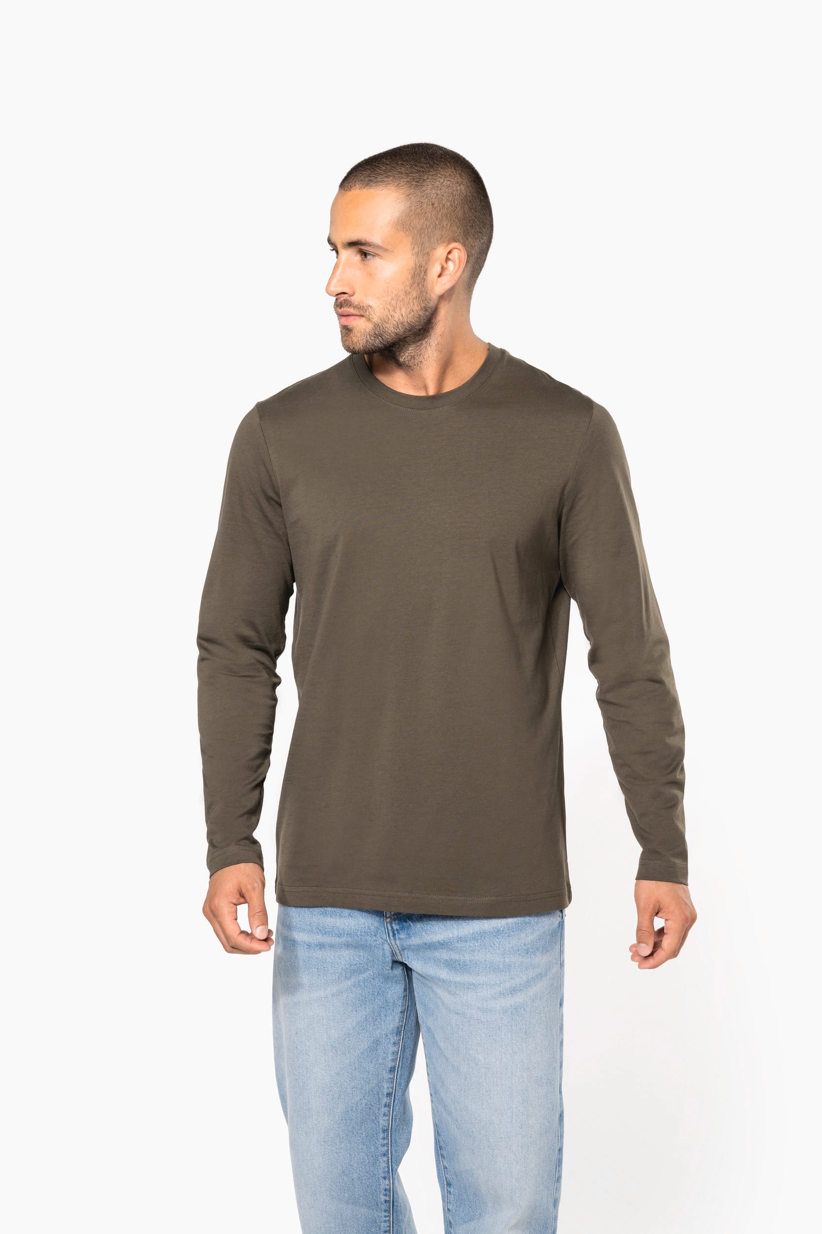 T-shirt col rond manches longues homme – Image 9