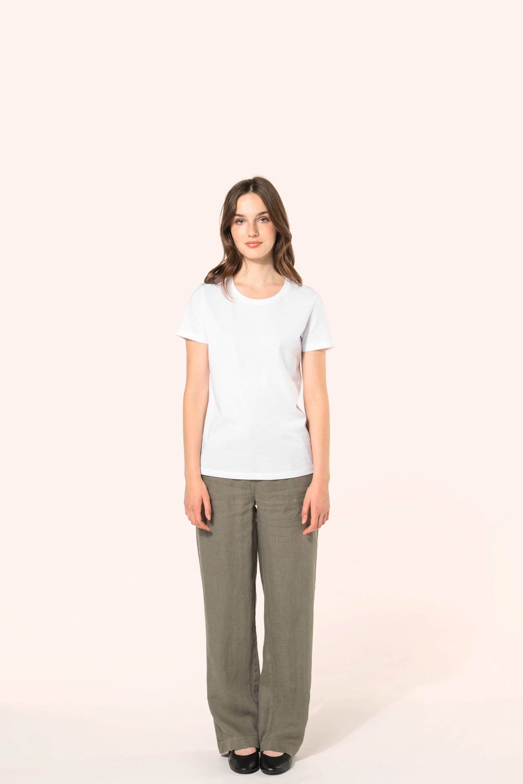 T-shirt Supima® col rond manches courtes femme – Image 10