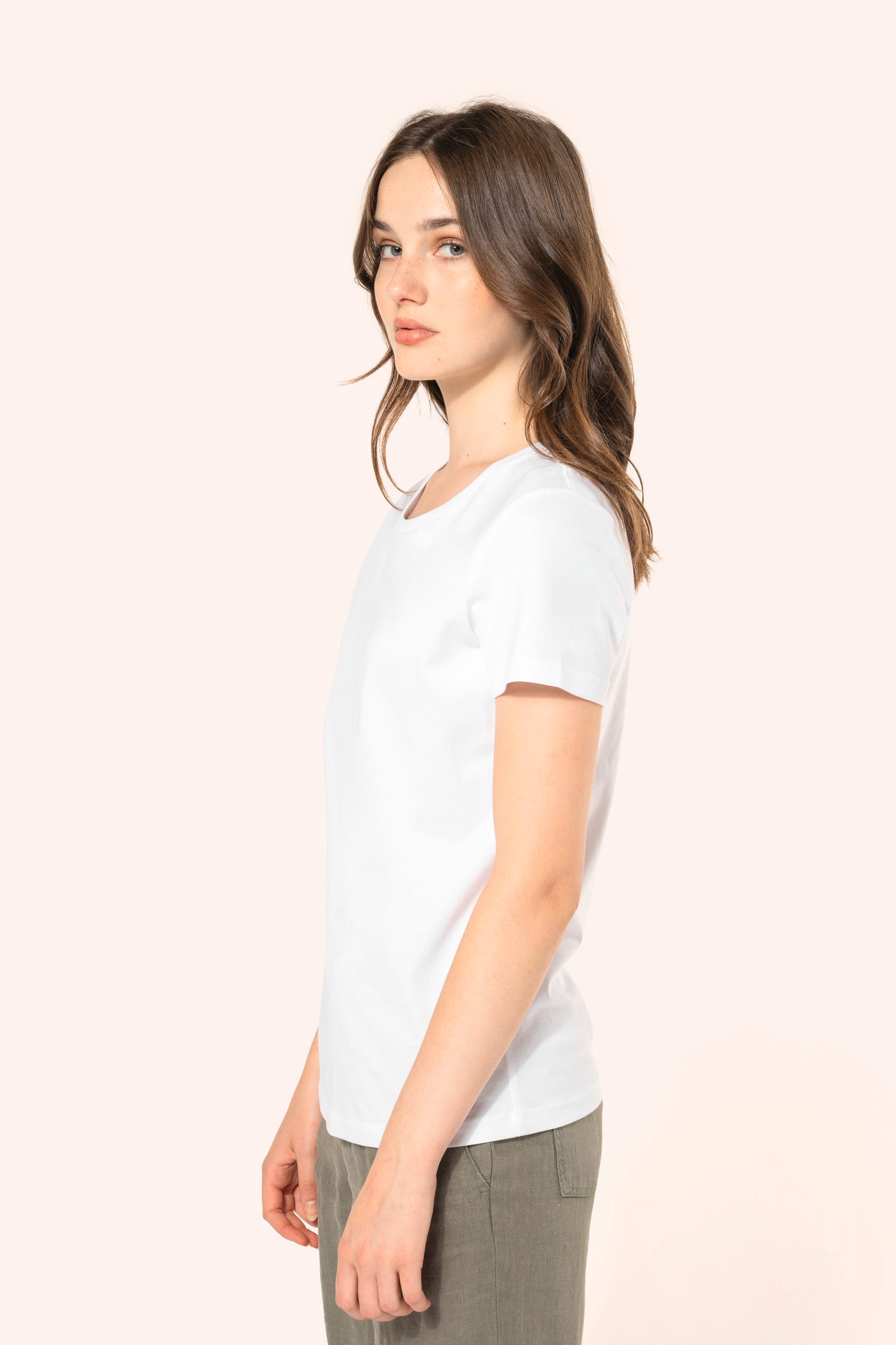 T-shirt Supima® col rond manches courtes femme – Image 6