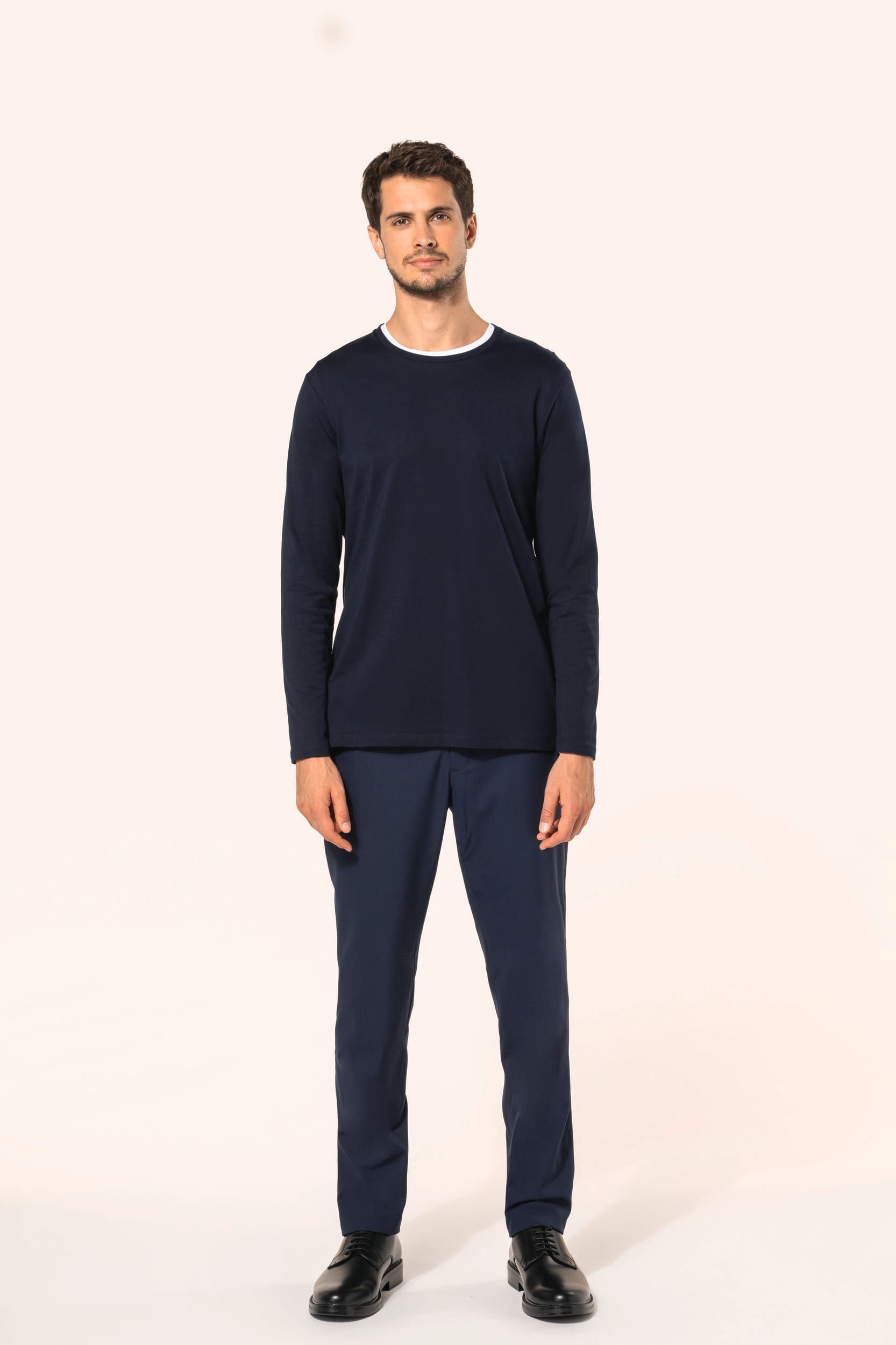T-shirt Supima® col rond manches longues homme – Image 8