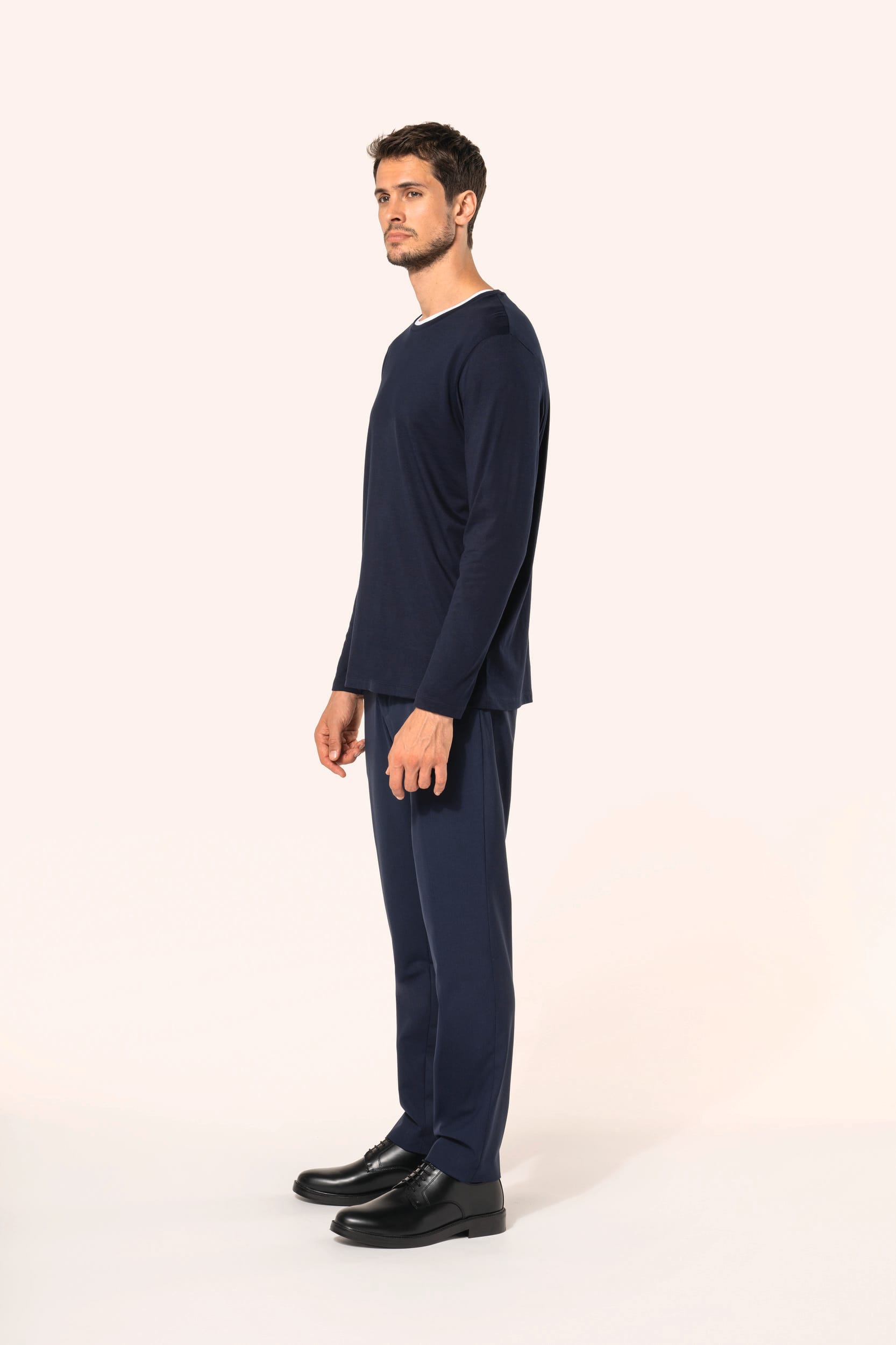 T-shirt Supima® col rond manches longues homme – Image 6