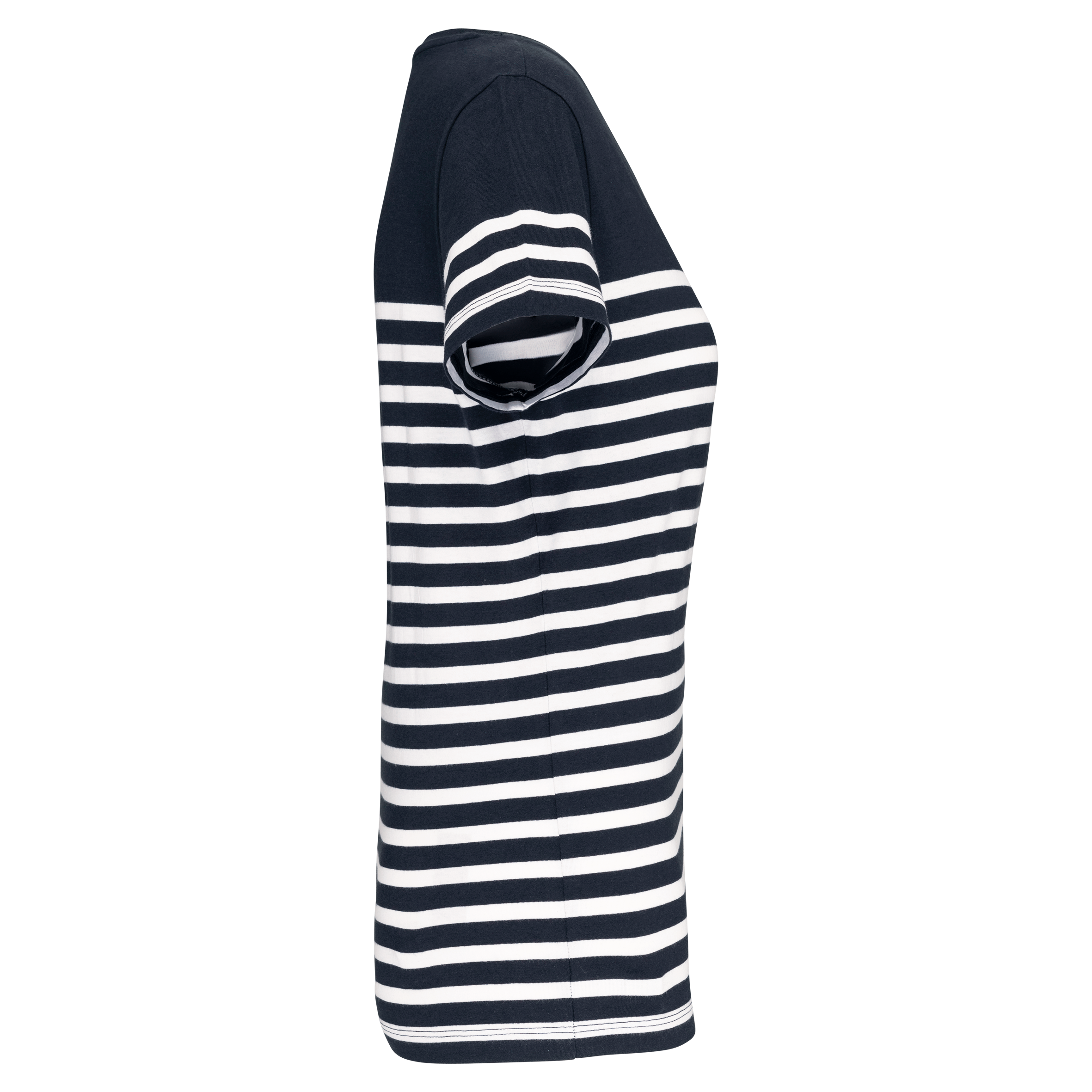 T-shirt marin col rond Bio femme – Image 13