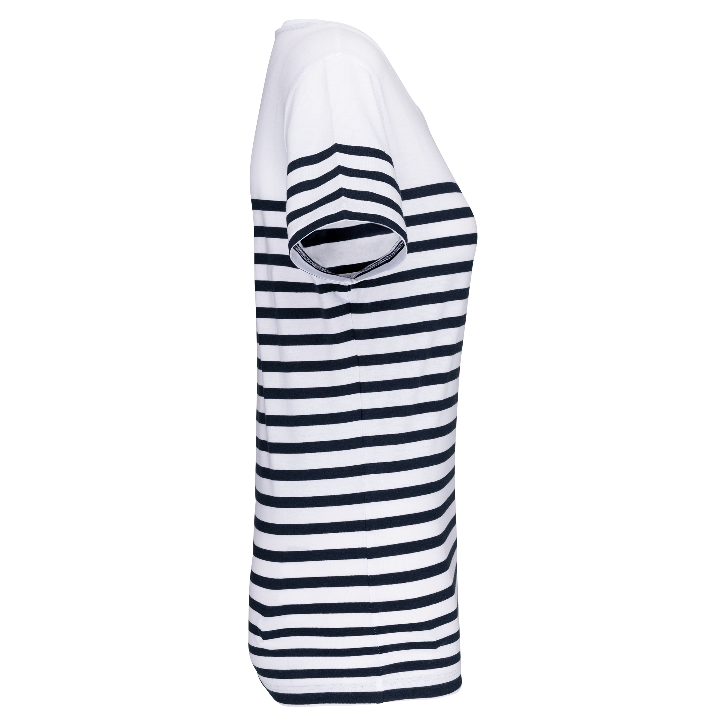T-shirt marin col rond Bio femme – Image 15