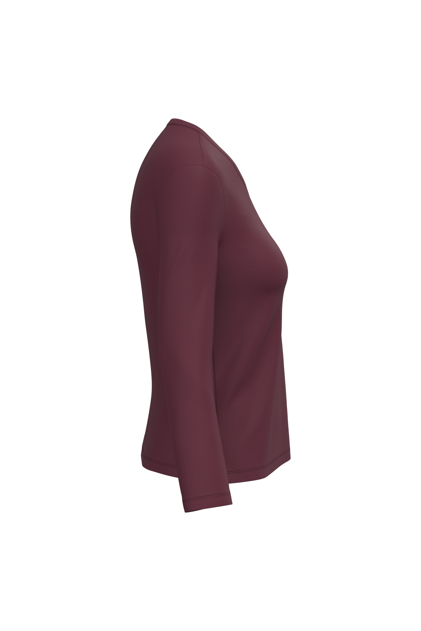 T-shirt col V manches longues femme – Image 48
