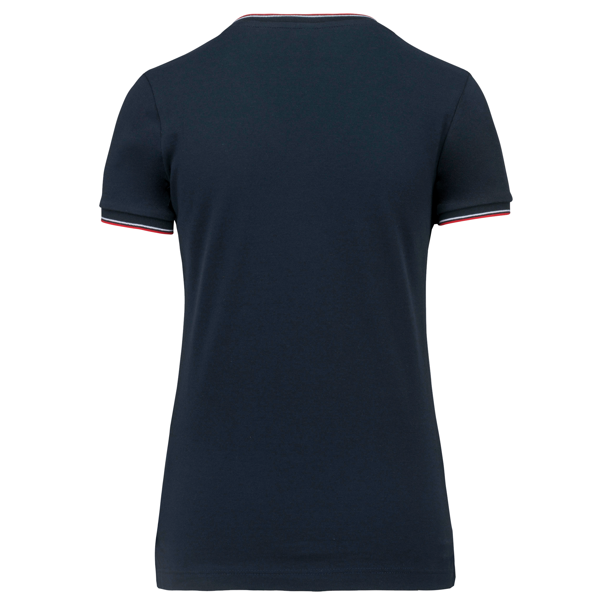 T-shirt maille piquée col V femme – Image 17