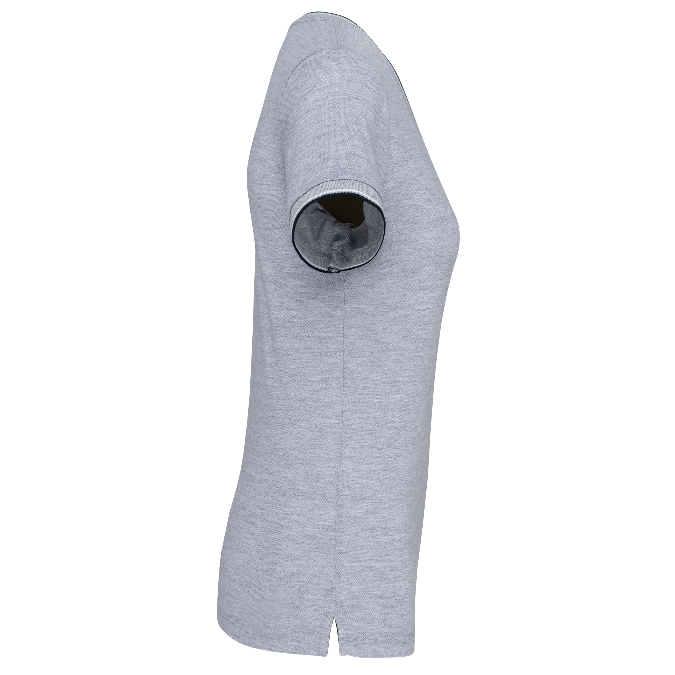 T-shirt maille piquée col V femme – Image 20